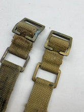 Load image into Gallery viewer, Original WW2 British Army 37 Pattern Brace Adaptors - AM Marked
