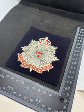 Load image into Gallery viewer, British Army The Border Regiment Embroidered Blazer Badge
