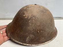 Load image into Gallery viewer, Original WW2 Canadian / British Army MK3 Turtle Helmet - Untouched Original!!! - The Militaria Shop
