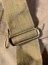 Load image into Gallery viewer, Original WW2 British Army Indian Made Soldiers Gas Mask Bag &amp; Strap - 1944 Dated
