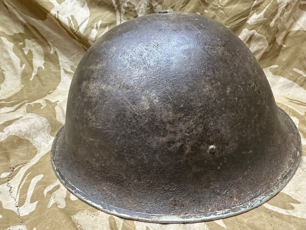 WW2 Mk3 High Rivet Turtle - British / Canadian Army Helmet - Nice Original