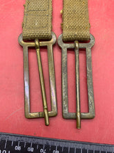 Load image into Gallery viewer, RARE WW2 British Army - Air Ministry AM Marked 37 Pattern Webbing Brace Adaptors

