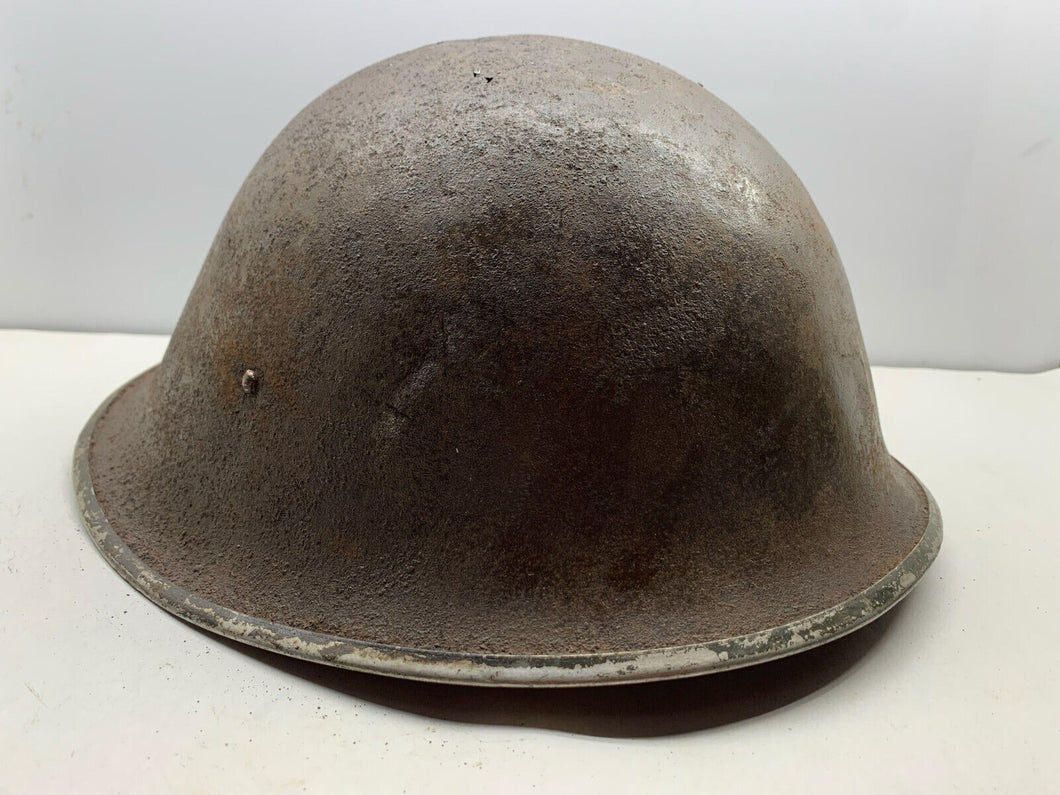 Geunine British / Canadian Army Mk3 WW2 Combat Helmet - Uncleaned Original