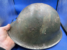 Charger l&#39;image dans la galerie, Original WW2 British Army Mk3 Combat Helmet &amp; Liner Set

