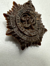 Load image into Gallery viewer, Original WW2 British Army Royal Army Service Corps Bakelite Economy Cap Badge
