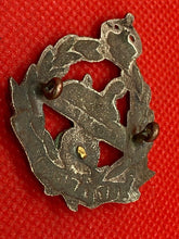 Load image into Gallery viewer, British Army Original EAST LANCASHIRE Regiment Theatre Made Cast Badge - VOIDED
