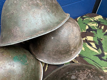 Load image into Gallery viewer, Original WW2 Canadian / British Army Mk3 Turtle Helmet - High Rivet
