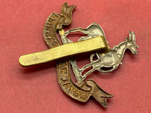 Load image into Gallery viewer, British Army WW1 / WW2 Royal Warwickshire Regiment Cap Badge - with Rear Slider.
