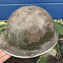 Load image into Gallery viewer, WW2 Canadian Army Mk3 Turtle Helmet - Original Helmet Shell - High Rivet
