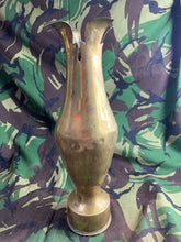 Load image into Gallery viewer, Fantastic Fluted WW1 Trench Art Vase Pair
