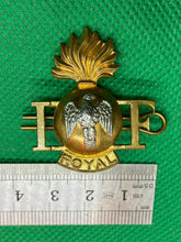 Load image into Gallery viewer, Original British Army ROYAL IRISH FUSILIERS REGIMENT Collar Badge
