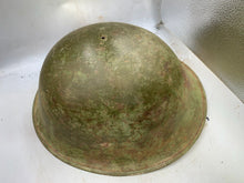 Load image into Gallery viewer, Original WW2 British / Canadian Army Mk3 Turtle Combat Helmet
