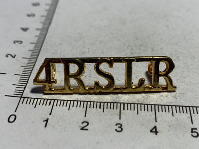 4 RSLR TITLE 4TH BATTALION REPUBLIC OF SIERRA LEONE REGIMENT SHOULDER TITLE - The Militaria Shop