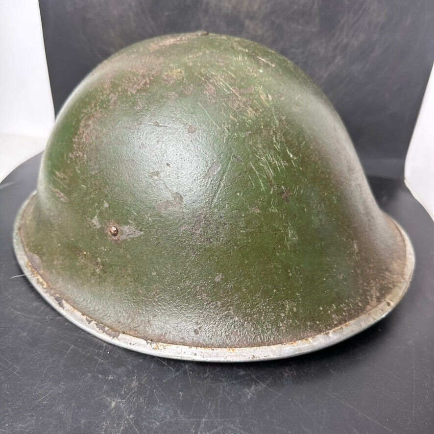 Original WW2 British / Canadian Army Mk3 Combat Helmet & Liner
