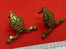 Charger l&#39;image dans la galerie, Original British Army / Chigwell School O.T.C. Collar Badges - Matching Pair
