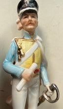 Load image into Gallery viewer, Vintage Porcelain Officier des Chasseurs figurine in excellent condition.
