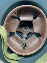 Load image into Gallery viewer, Genuine Belgian Army Mk2 Army Helmet  &amp; Liner Ideal for WW2 British Army Display
