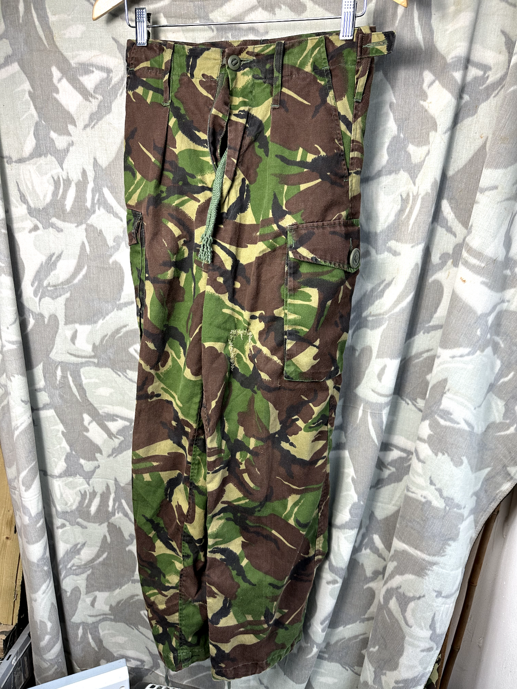 Genuine British Army DPM Camouflaged Combat Trousers - 28