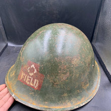 Load image into Gallery viewer, British / Canadian Army WW2 Mk3 Turtle Helmet - Complete with Liner
