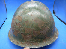 Charger l&#39;image dans la galerie, Original WW2 British / Canadian Army Mk3 High Rivet Turtle Army Helmet &amp; Liner
