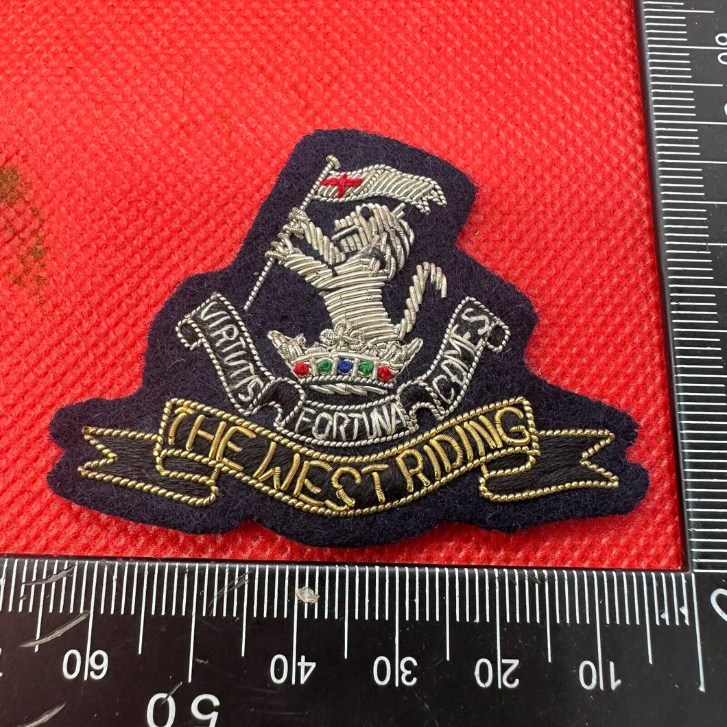 British Army Duke of Wellington West Riding Cap / Beret / Blazer Badge - UK Made
