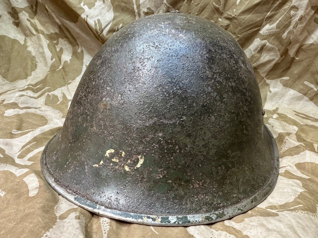 WW2 Mk3 High Rivet Turtle - British / Canadian Army Helmet - Nice Original