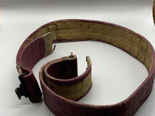 Load image into Gallery viewer, Original 37 Pattern British Army Purple Webbing Belt - 46 Inch Waist - The Militaria Shop
