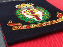 Load image into Gallery viewer, British Army Bullion Embroidered Blazer Badge - Royal Army Medical Corps RAMC
