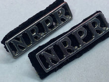 Load image into Gallery viewer, Original British Northern Rhodesian Police Reserve Shoulder Titles

