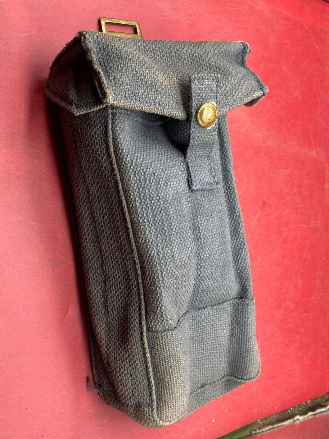 Original British Army WW2 Pattern 37 Pattern RAF Bren Pouch 1942 Dated. Clean