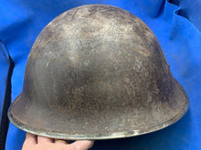 Load image into Gallery viewer, Original WW2 British Army / Canadian Army Mk3 Turtle Combat Helmet
