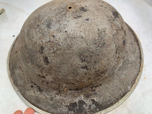 Load image into Gallery viewer, Original WW2 Combat Helmet - British / South African Army Mk2 Brodie Helmet
