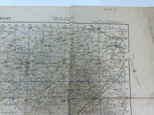Load image into Gallery viewer, Original WW2 British Army OS Map of England - War Office - London &amp; Epping Fores
