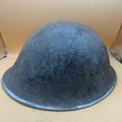 Original WW2 British / Canadian Army Mk3 High Rivet Turtle Army Combat Helmet - The Militaria Shop