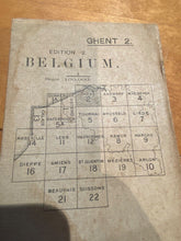 Load image into Gallery viewer, WW1 Era British Army General Staff Map of GHENT Belgium. Original Map
