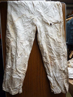 Original WW2 British Army Winter White Uniform Over Trousers - The Militaria Shop