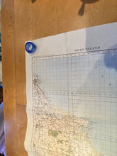 Lade das Bild in den Galerie-Viewer, WW2 British Army 1932 dated MILITARY EDITION General Staff map of HOLY ISLAND.
