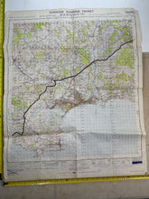 Load image into Gallery viewer, Rare British Army &quot;Exercise Surprise Packet&quot; Training Map - Bournemouth
