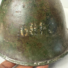 Load image into Gallery viewer, British / Canadian Army WW2 Mk3 Turtle Helmet 1944 Dated - Original WW2 Helmet
