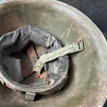 Load image into Gallery viewer, Original WW2 British / Canadian Army Mk3 Combat Helmet &amp; Liner
