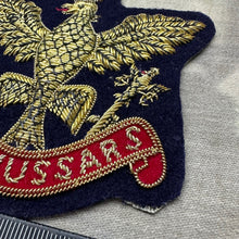 Charger l&#39;image dans la galerie, British Army Bullion Embroidered Blazer Badge - 26th Hussars
