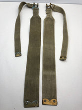 Charger l&#39;image dans la galerie, Original WW2 British Army 37 Pattern L Straps Pair - Wartime Dated
