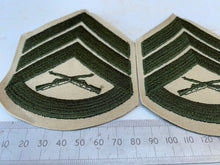 Load image into Gallery viewer, Pair of USMC United States Marine Corps Army Rank Chevrons - Staff Sergeant
