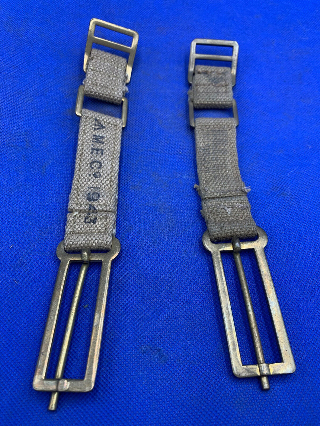 Original WW2 British Army 37 Pattern Brace Adaptors Pair