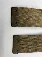 Load image into Gallery viewer, Original WW2 British Army 37 Pattern L Straps Pair - Wartime Dated
