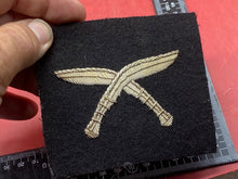 Charger l&#39;image dans la galerie, British Army Gurkha Regiment Bullion Blazer Badge.
