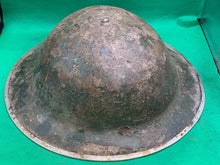 Charger l&#39;image dans la galerie, Genuine WW2 British / South African Army Brodie Helmet
