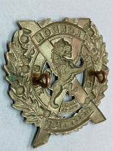 Load image into Gallery viewer, Original WW1 / WW2 British Army London Scottish Regiment Cap Badge
