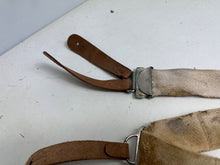 Charger l&#39;image dans la galerie, Original WW2 British Army / RAF Trouser Suspenders - Well Worn Example
