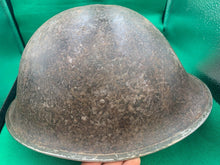 Load image into Gallery viewer, Original WW2 British Army / Canadian Army Mk3 Turtle Combat Helmet
